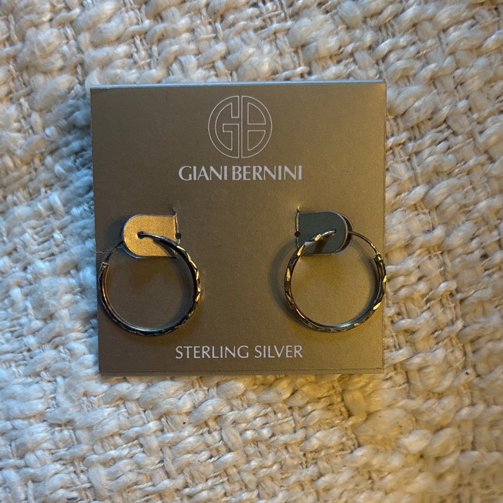 $5/ $25 Giani Bernini Twisted Sterling Silver Hoops